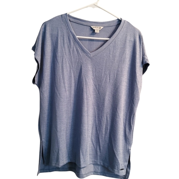 Orvis Tops - Orvis Women's Blue V-Neck Top, Small, EUC